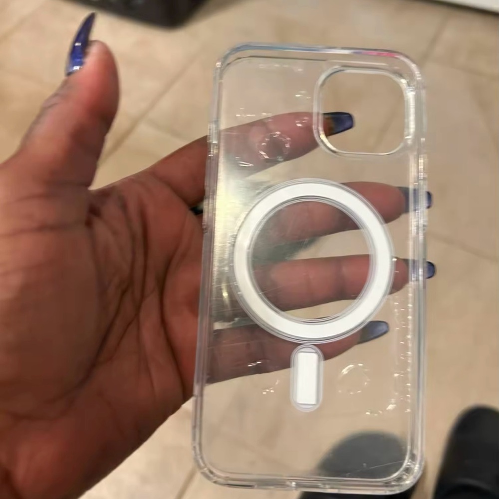 Clear iPhone 16 PRO Case with Ring Holder